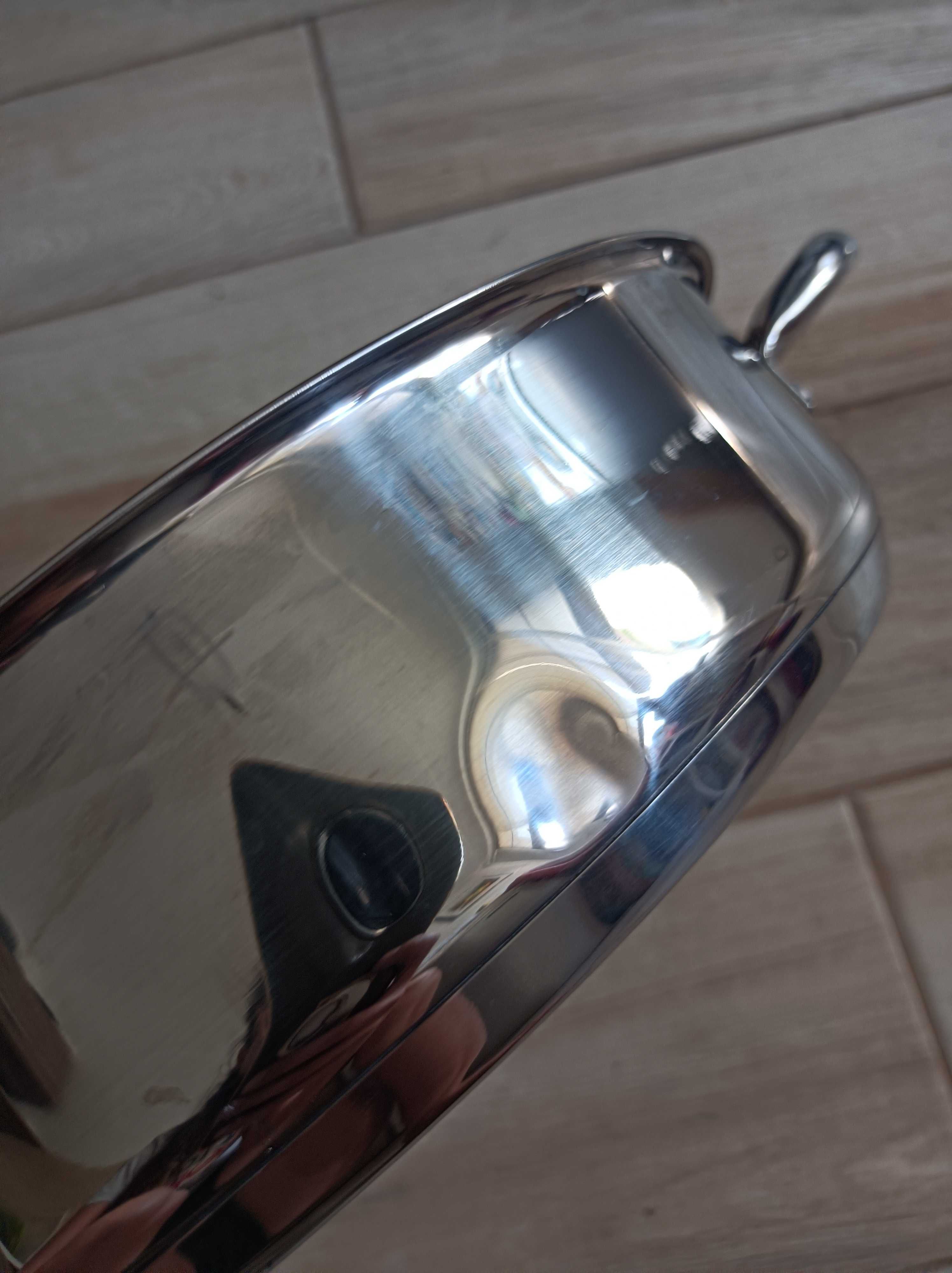 Patelnia do smażenia sauté, stal nierdzewna, 28 cm Ikea 365+
