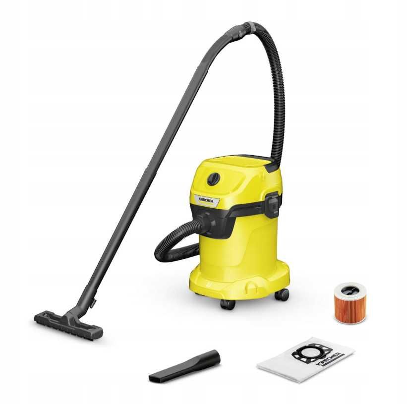 Nowy Mocny Odkurzacz Przemysłowy Karcher Popiół Kominek -20% | GRATIS