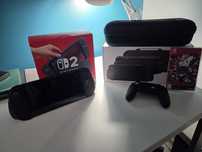 Nintendo Switch 2 + Pro Controller 2 + akcesoria