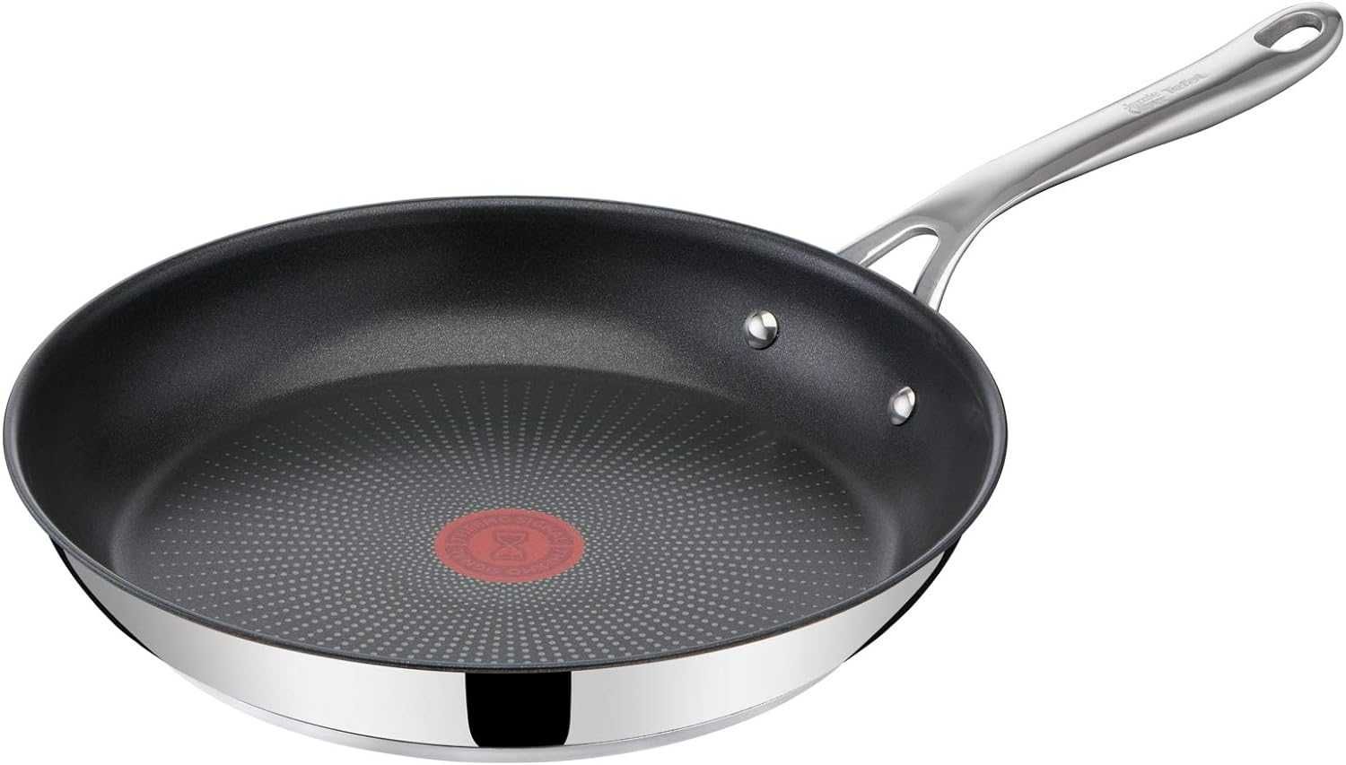 Tefal Jamie Oliver Patelnia, Stal Nierdzewna, Czarny, Ø 28 cm