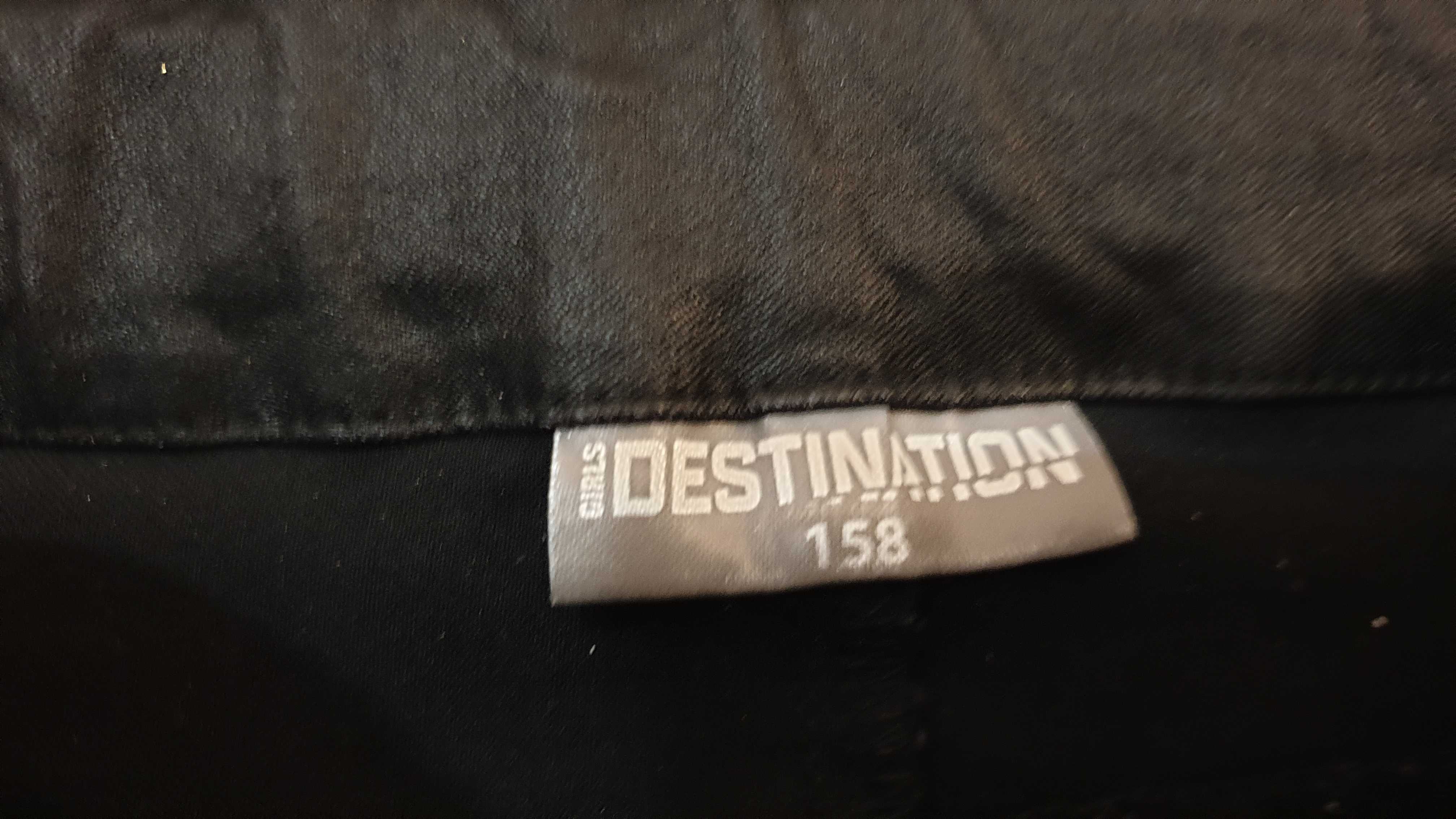 Spodnie woskowane skinny fit  158 DESTINATION