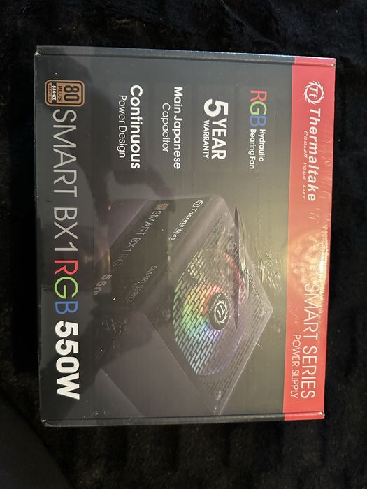 Zasilacz Thermaltake Smart BX1 550W 80+ Bronze Czarny