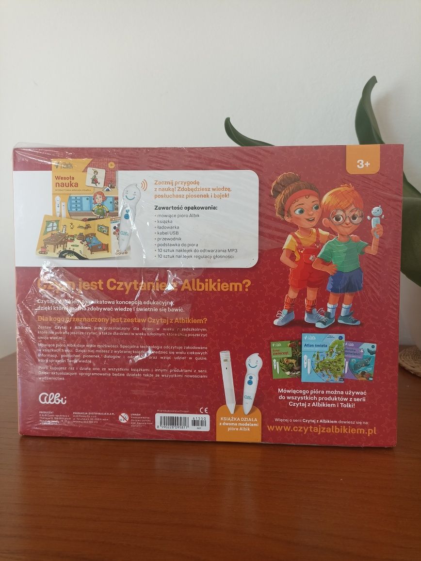 Zestaw Czytaj z Albikiem Albik Albi Wesoła nauka