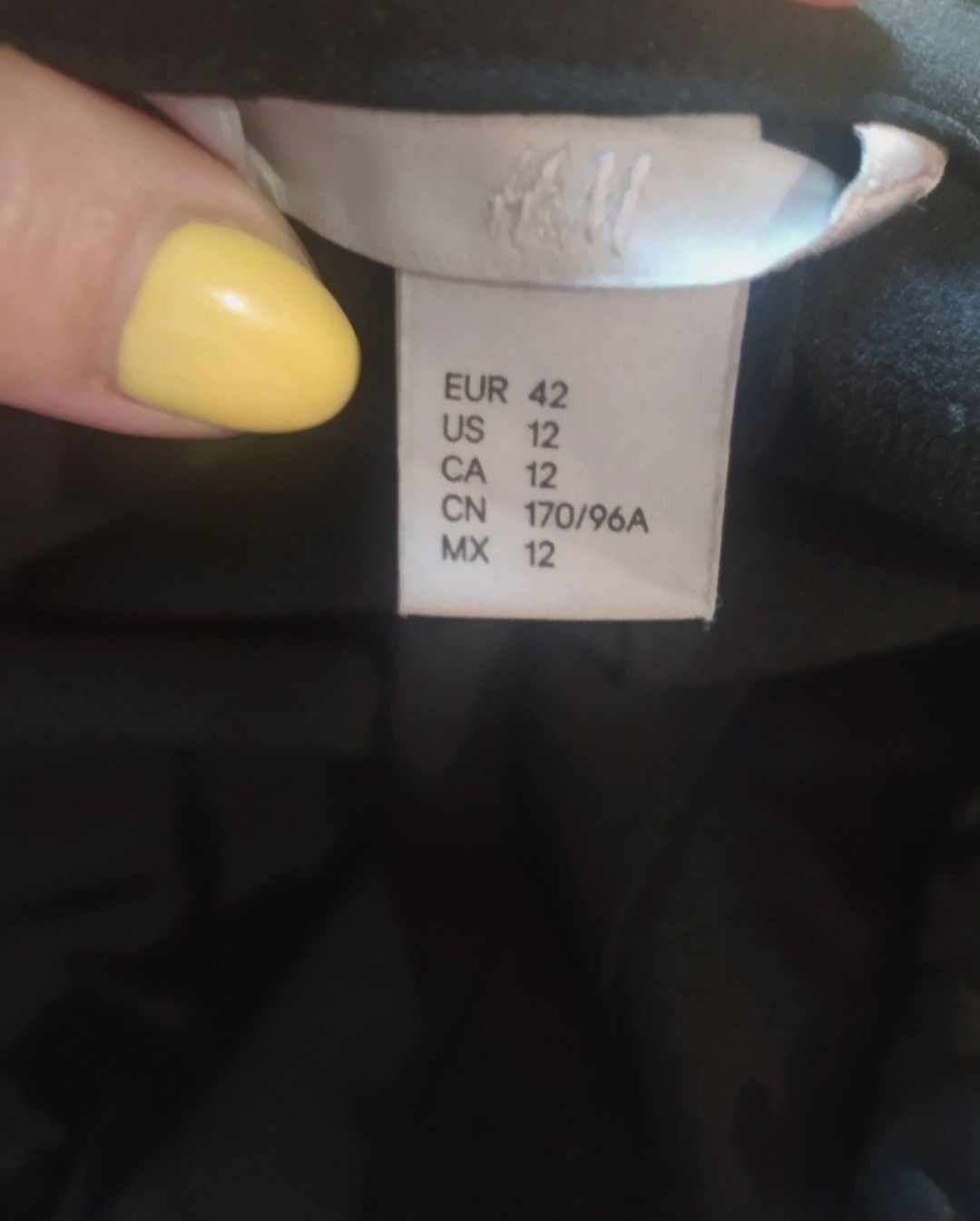 czarna damska koszula bluzka women blouse shirt h&m m 38 s 36 42 40 l