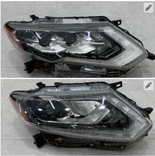 Full LED с линзой Nissan X-Trail 32 Rogue фари оптика фара нисан рог