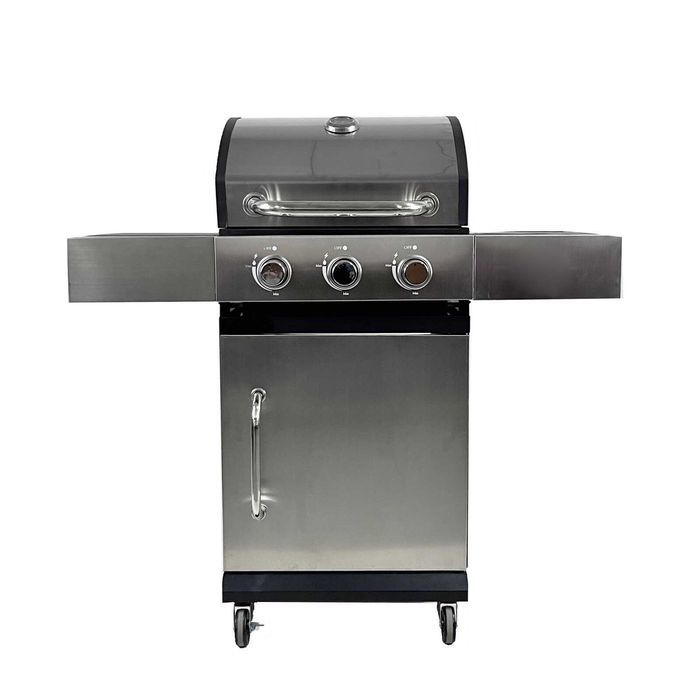 Grill gazowy QL-09 / Duży ruszt / Stal nierdzewna / Kółka / PROMOCJA