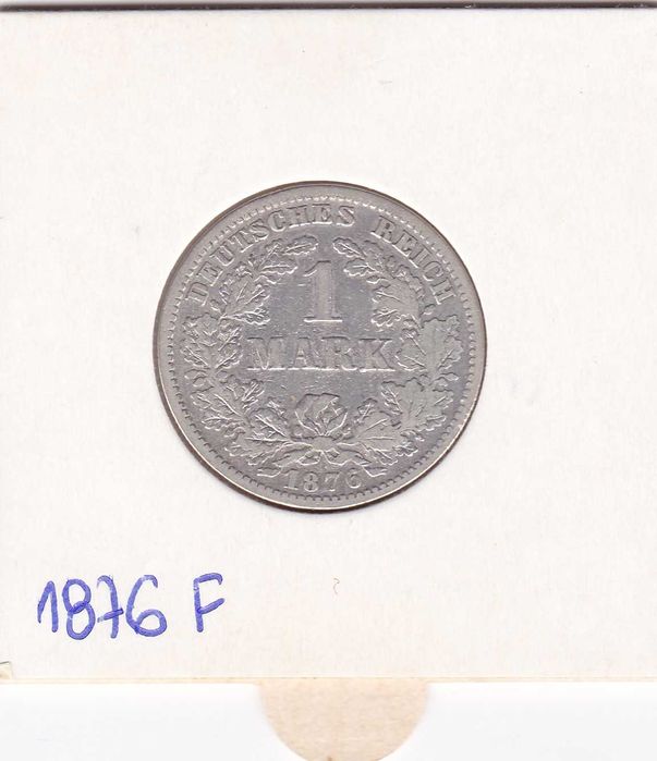 1 marka 1876 F Cesarstwo Niemieckie