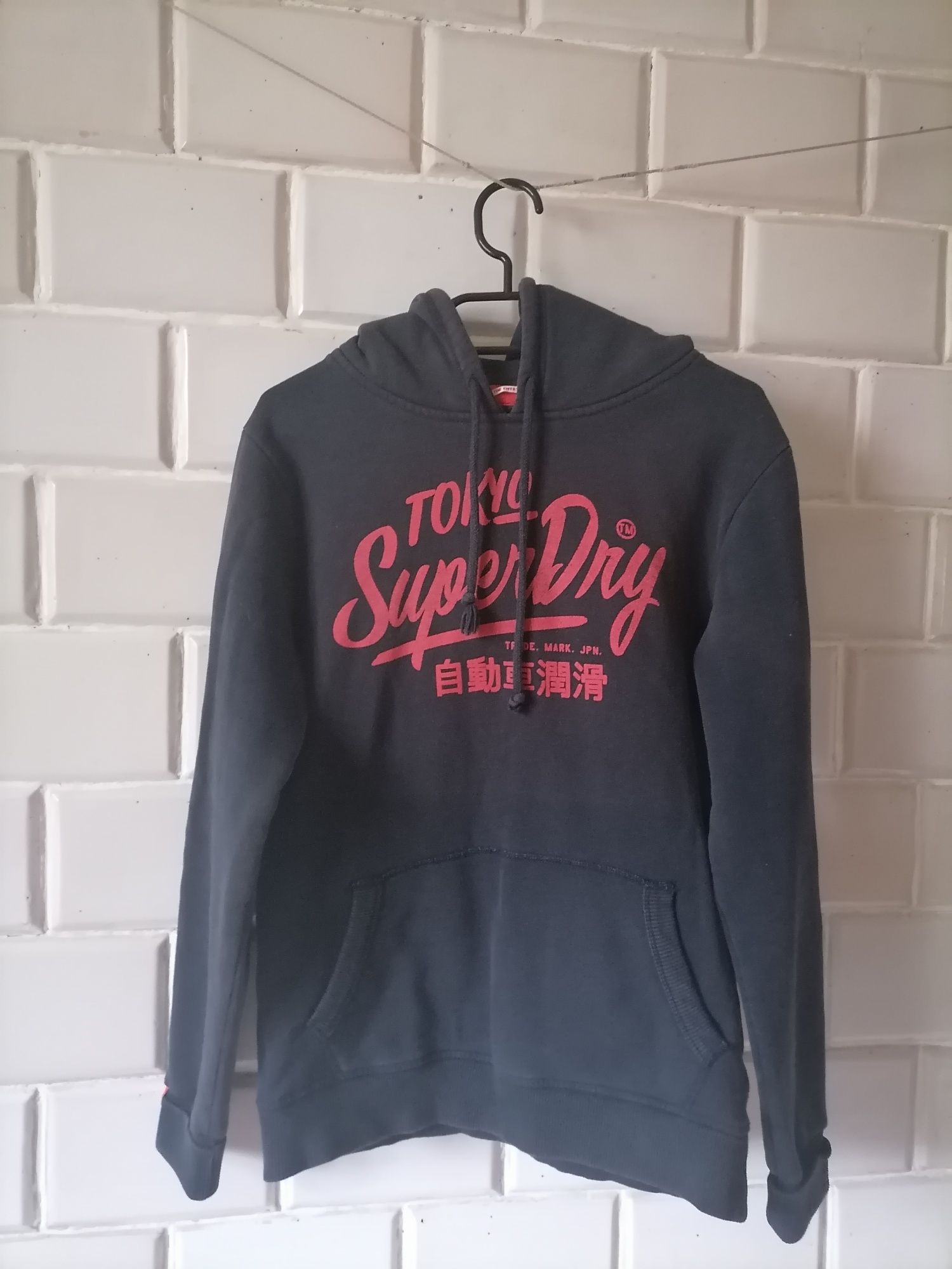 Bluza damska czarna Vintage Superdry Tokyo Premium Entry Hood wiosna