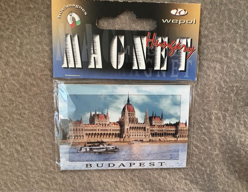 Magnes na lodówkę z Węgier Budapeszt Budapest Węgry nowy folia