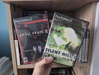 Zestaw gier Silent Hill 2 i Fatal Frame II PS2 PlayStation 2 NTSC