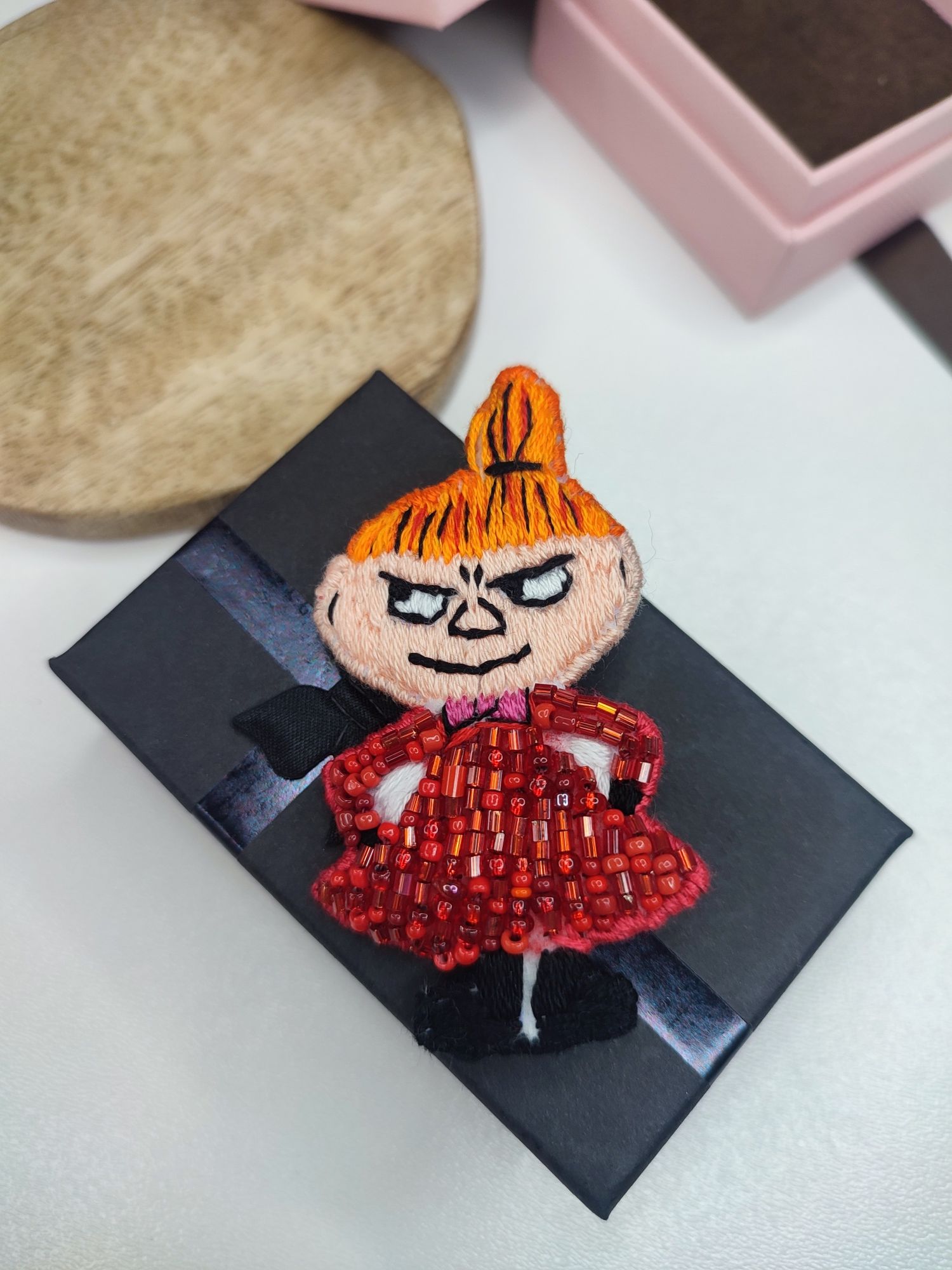Broszka Mała Mi, jedyna taka, handmade