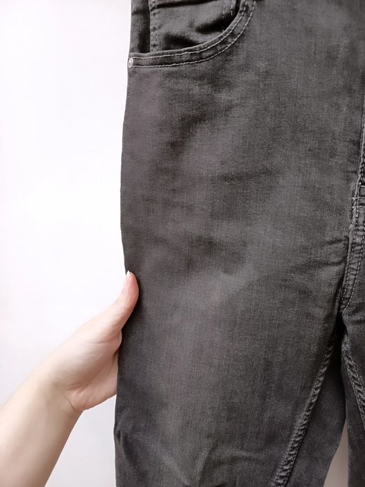 Calças de Ganga Cinzentas Escuras