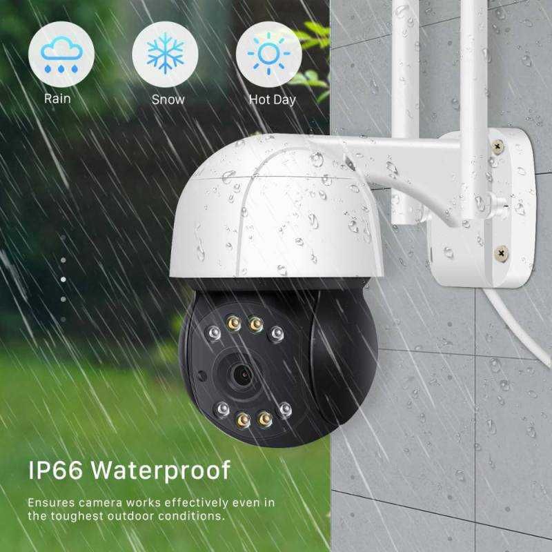 WiFi камера видеонаблюдения Besder A2 (5Mp, PTZ, IP, Ai)