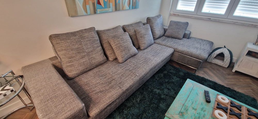 VENDA FLASH – Sofá de Luxo com Chaise Longue (334cm)