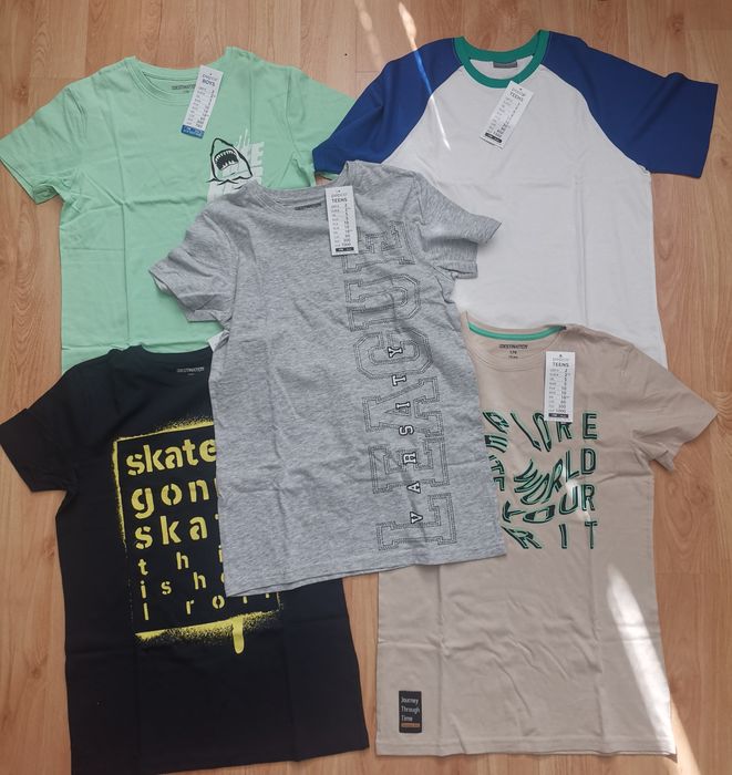 Koszulki chłopięce T-shirt   170 + GRATIS