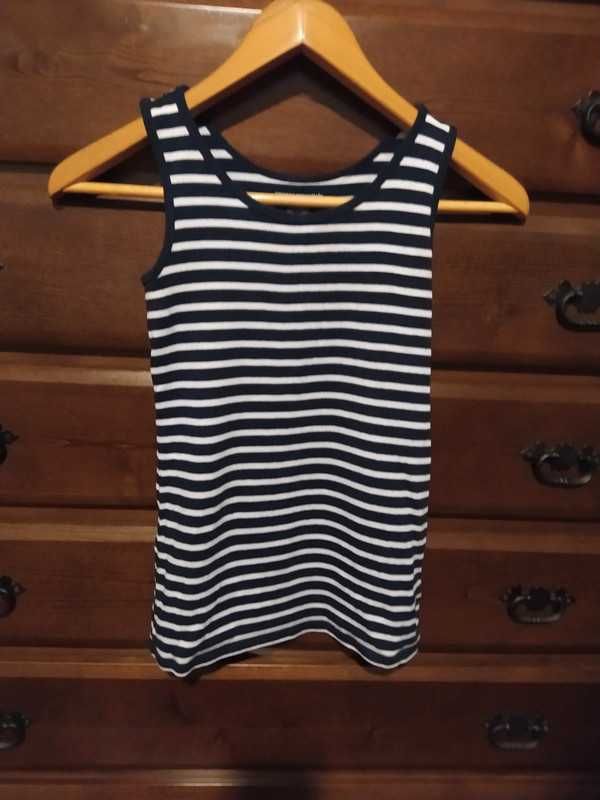 Blusa Alças Riscas preta e branca Amazon Essentials
