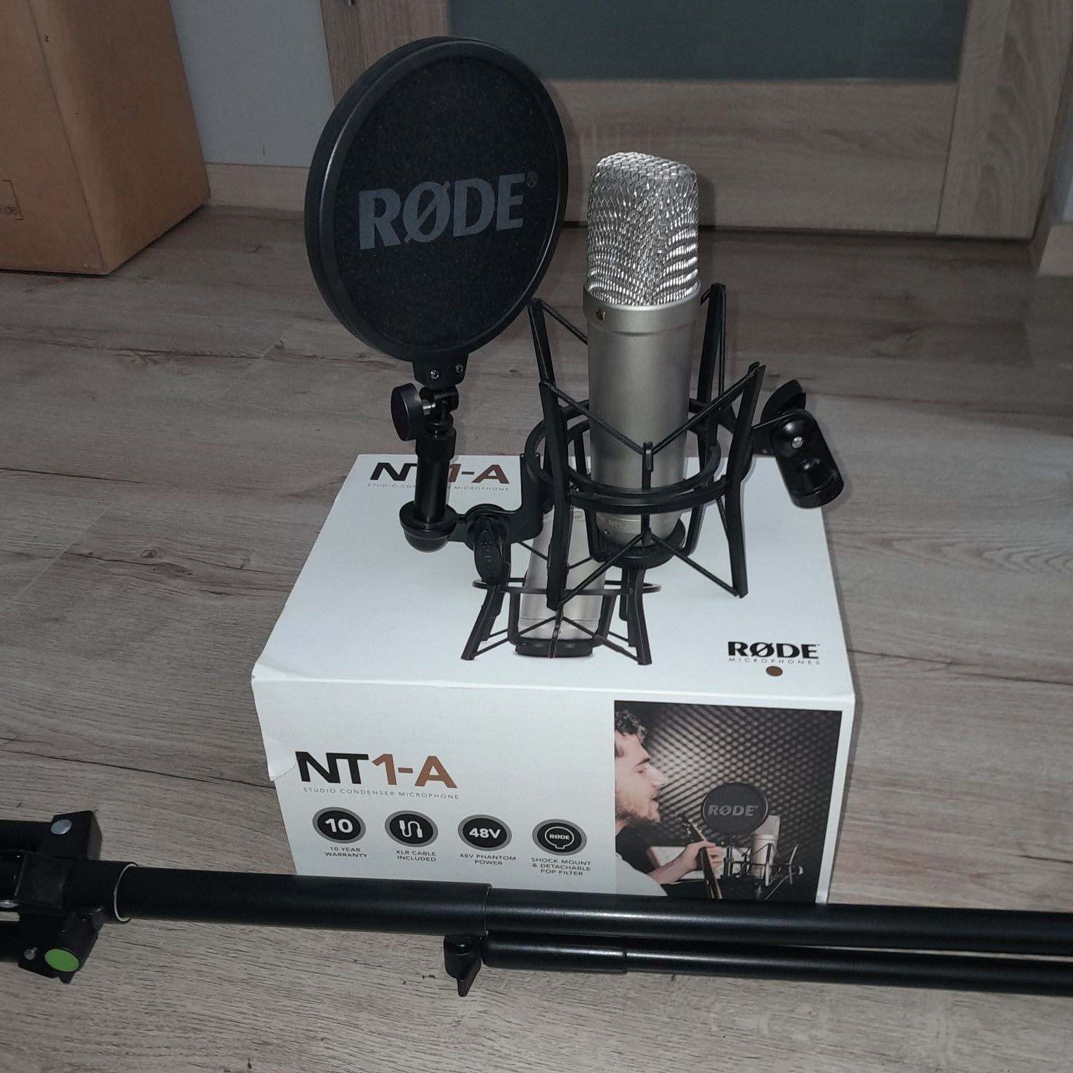 Mikrofon rode NT1-A razem ze statywem Stim