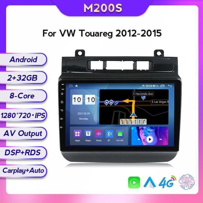 Штатна магнітола Volkswagen Touareg FL NF android GPS навігація