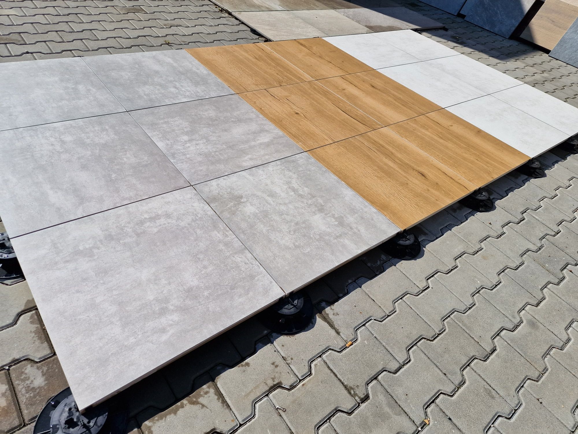 Tanie Płytki Tarasowo Chodnikowych CONCRETE GREY 60X60X20MM