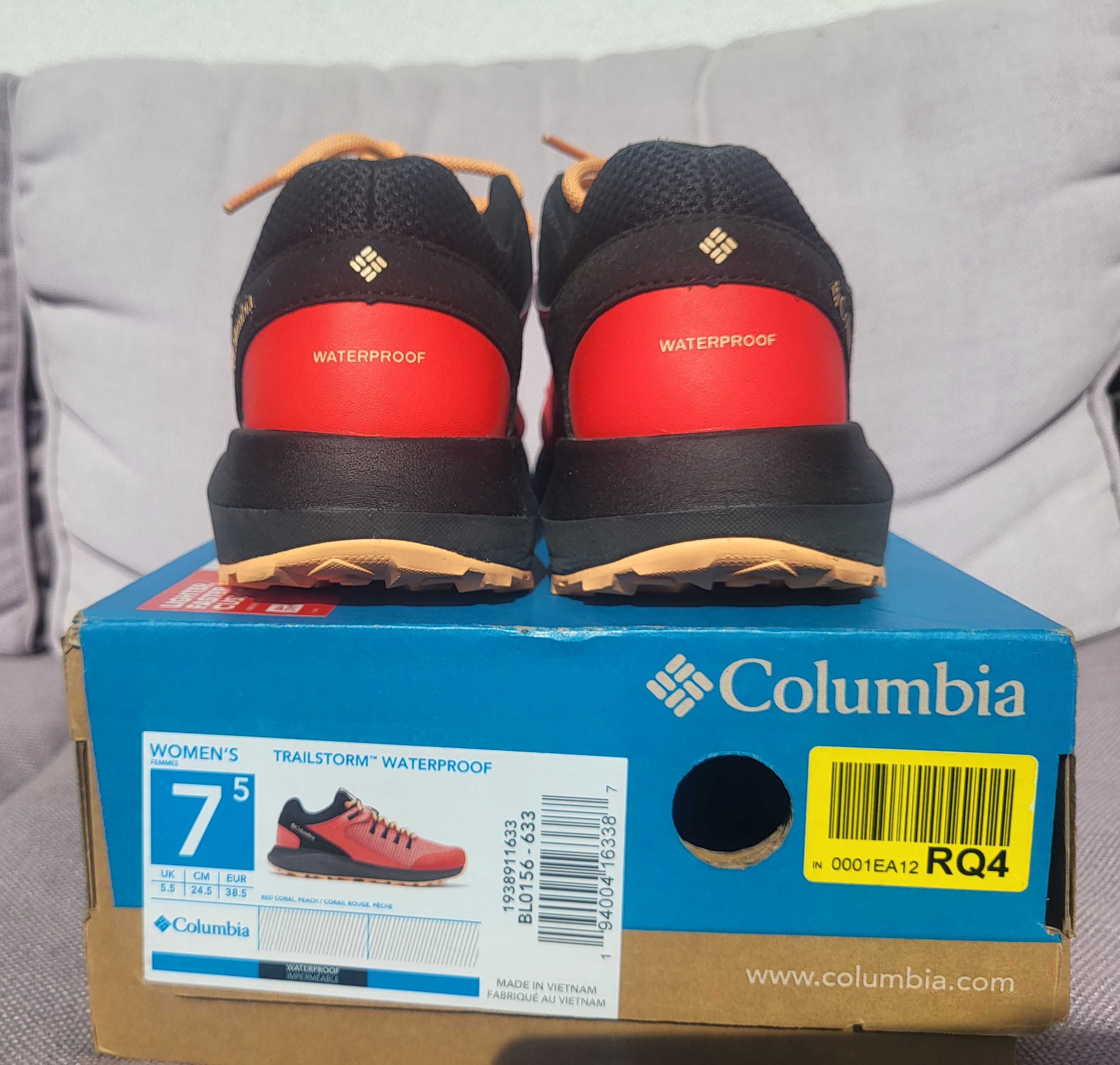 Damskie buty trekkingowe Columbia trailstorm waterproof Coral 38,5