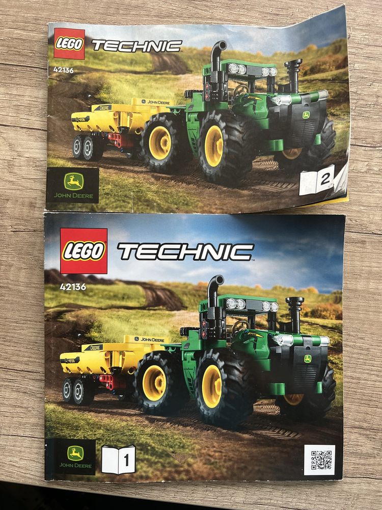 Lego technic 42136 Трактор John Deere з причепом