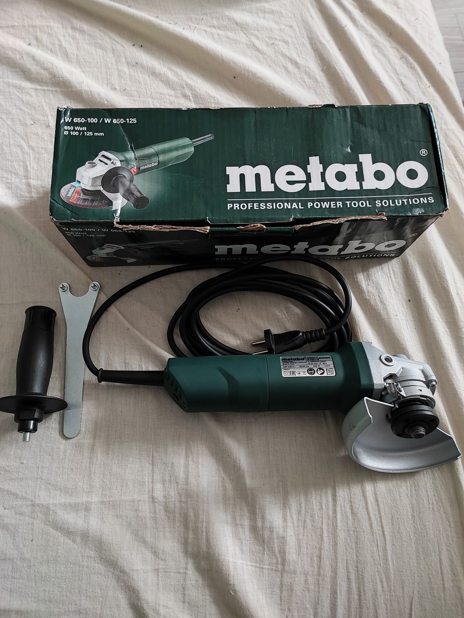 Болгарка Metabo W650-125