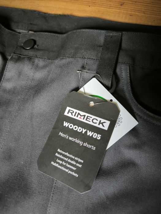 RIMECK Woody W05 krótkie spodenki robocze Monterskie Bawełna 58-60 XL