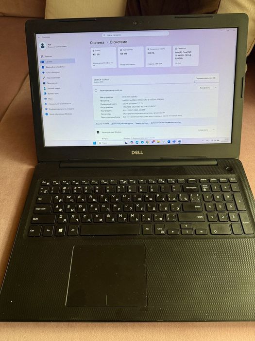 Laptop DELL Inspiron 3593 FHD 15.6" Core i3-1005G1/DDR4 8Gb/477SSD