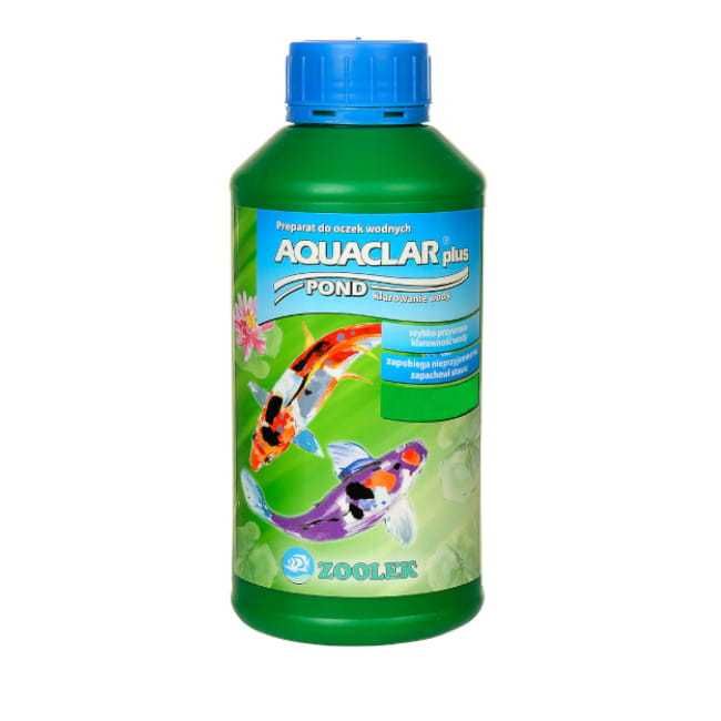 Zoolek Aquaclar klaruje wodę i zwalcza glony w oczku wodnym antyglon