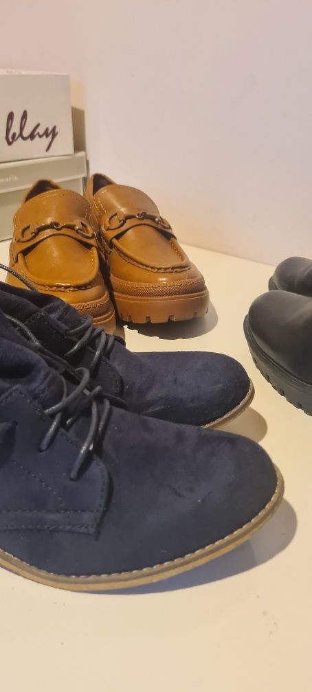 Buty lofersy 3 pary