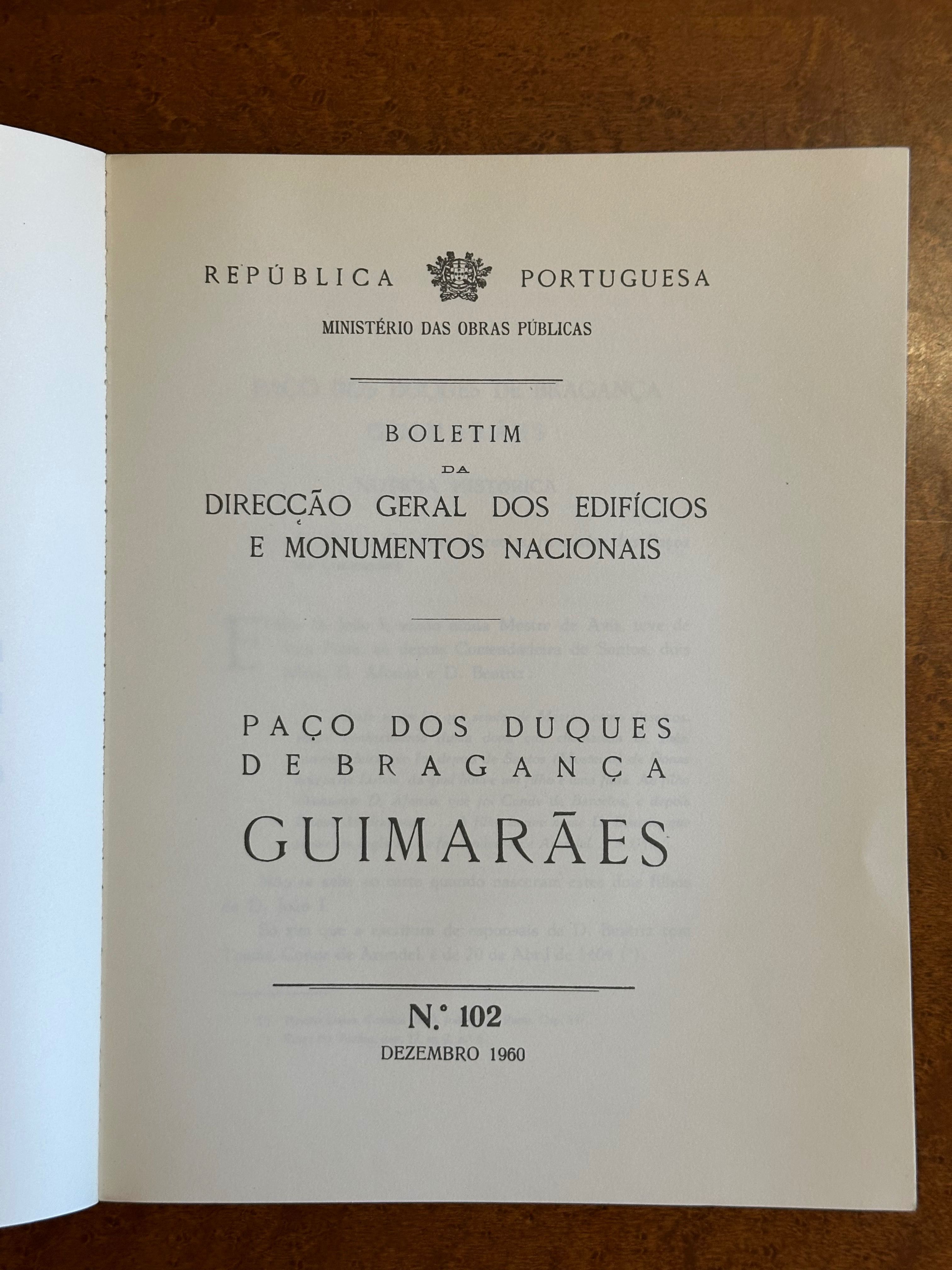 Boletim da DGEMN - Paço dos Duques de Bragança Guimarães (102)