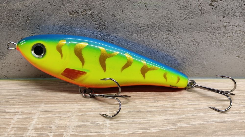 Wobler jerk Dayer DRIFTER 15 cm DD13 Fluo Tiger