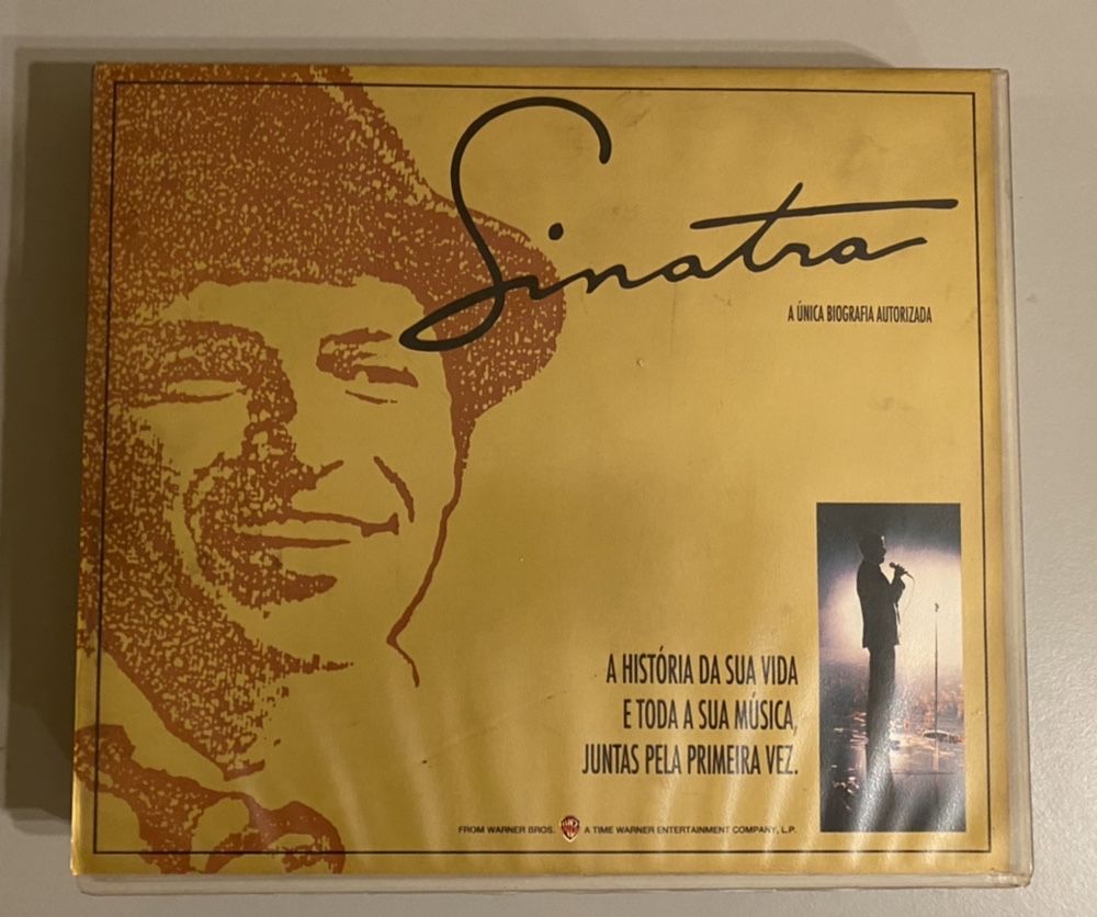 Box VHS p/ colecionadores: biografia de Frank Sinatra