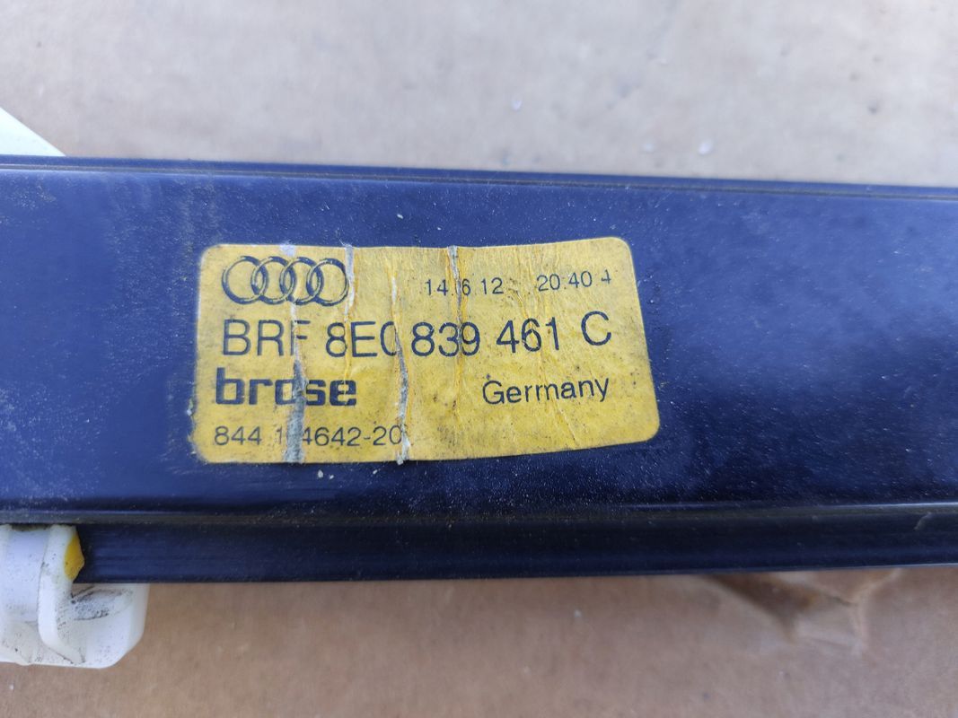 Seat Exeo Audi A4 B7 Mechanizm Szyby Lewy Tył 8ec
