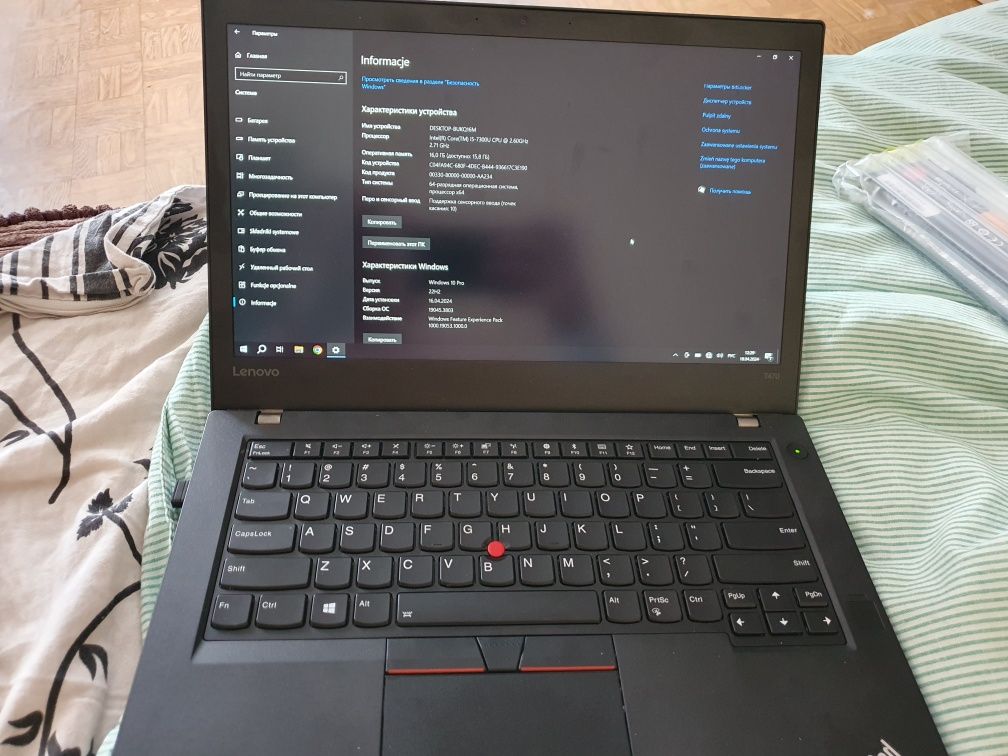 Laptop Lenovo, 16gb RAM, 512gb ssd