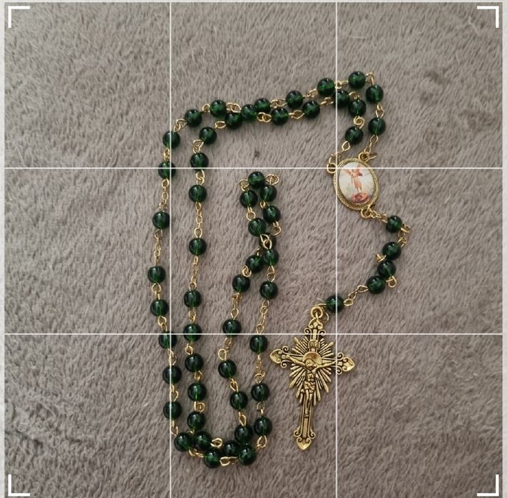 Śliczny Różaniec ze św.Michał Archanioł