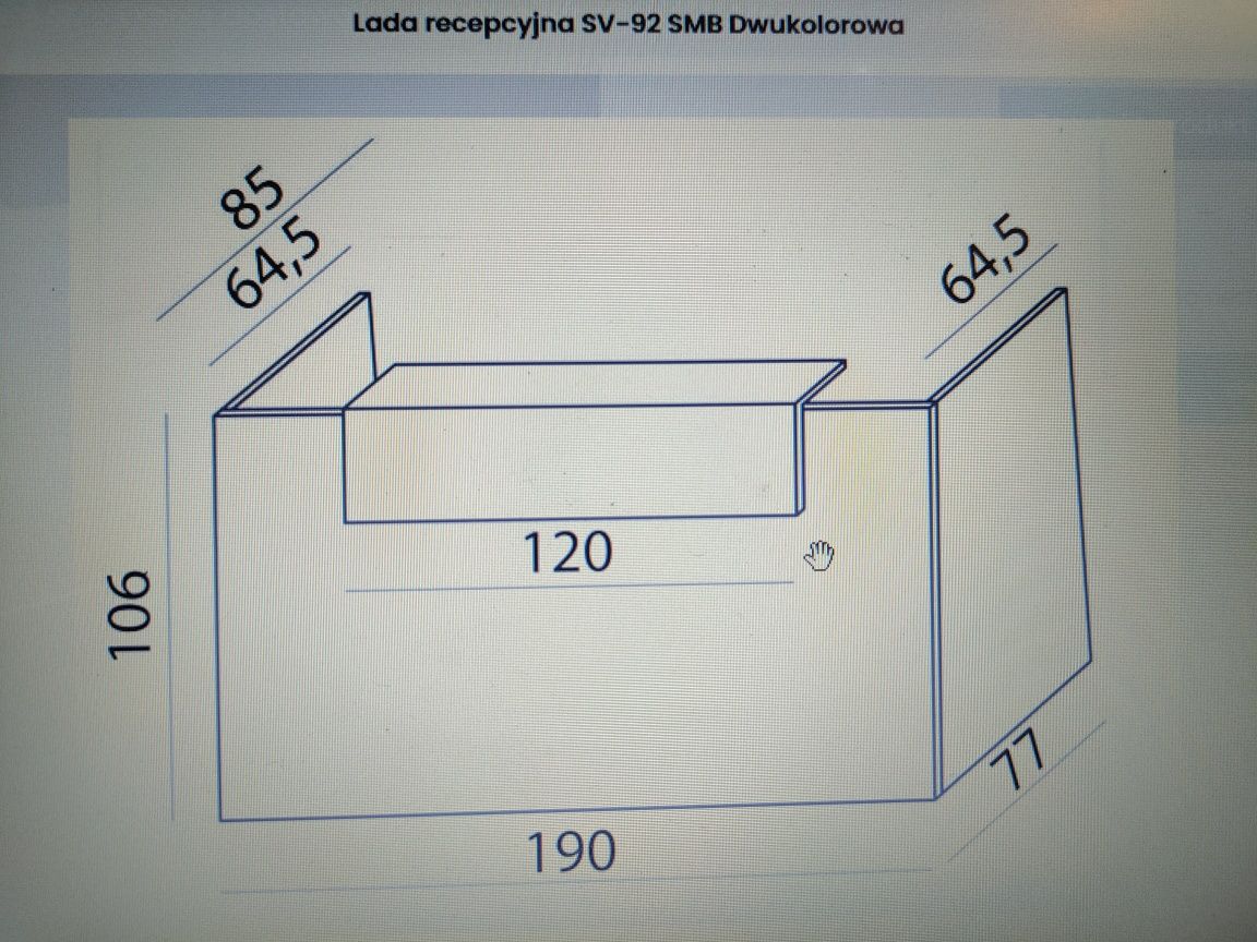 Lada recepcyjna SV-92 SMB