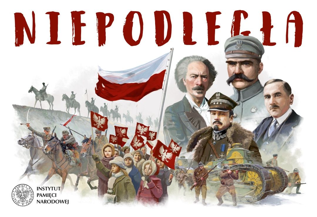 Niepodległa gra logiczna planszowa IPN