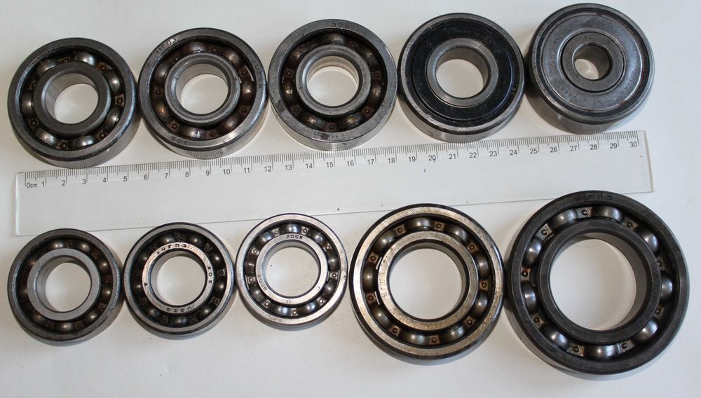 ПОДШИПНИКИ   новые  и  б/у: маленькие и большие