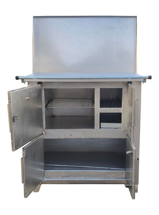 Fogão esmaltado ou inox