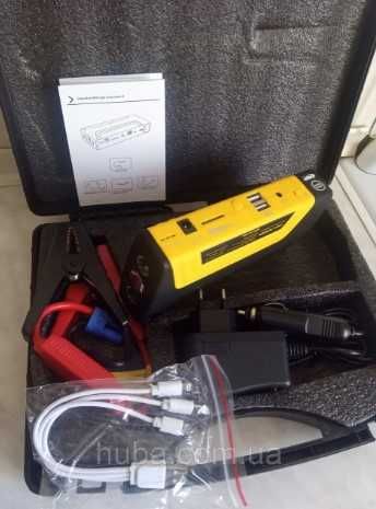 Пусковий пристрій jumpstarter 16800 мАг стартер, бустер, power bank
