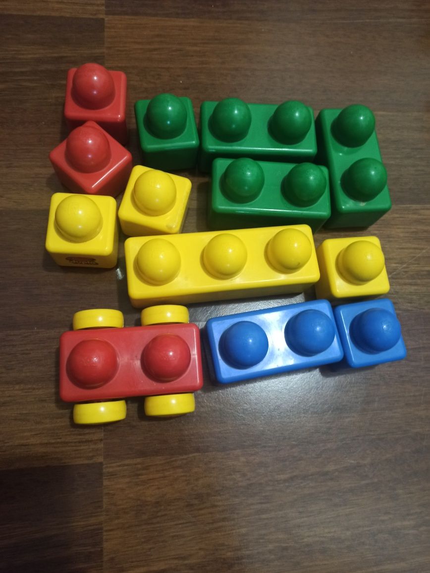 Klocki clementoni gumowe i lego duplo