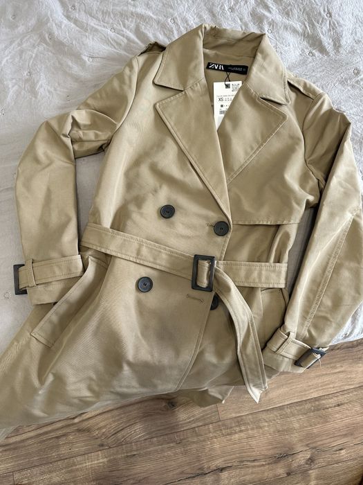 Тренч zara  плащ zara