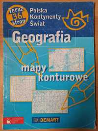 Mapy konturowe Geografia