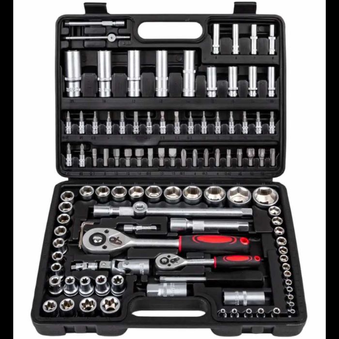 Набор инструментов на 108 предметов в пластиковом кейсе Tools PCS-108