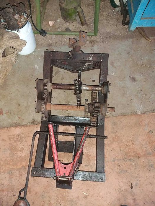 Рама мотоблоку з понижаючим редуктором