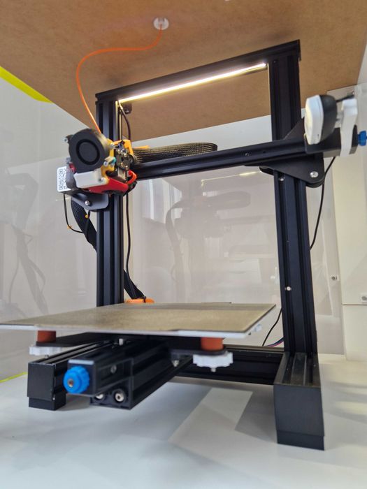 Ender 3 V2 upgraded com Sprite Pro Extruder + Klipper + Housing p/ ABS