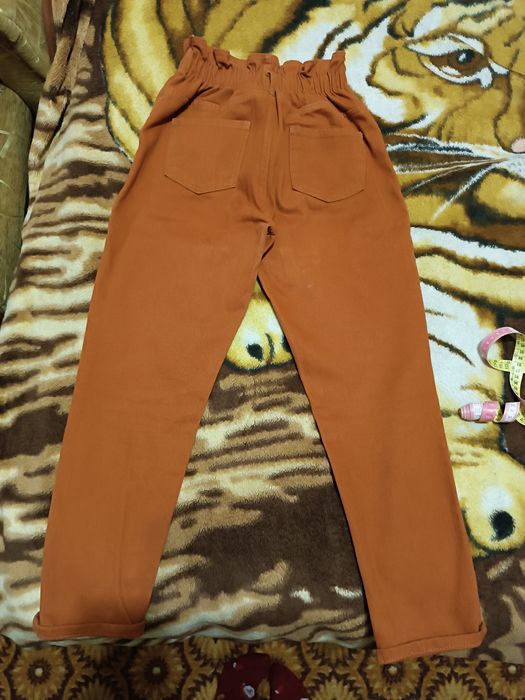 Штани котонові цегла
