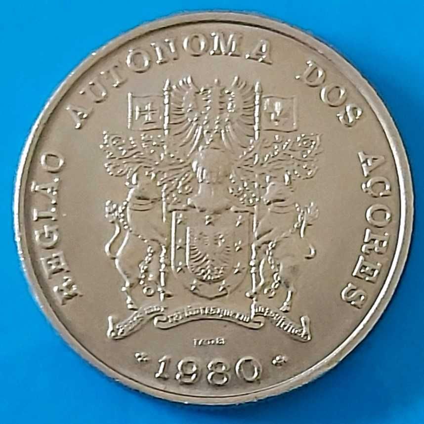25$00 de 1980 Republica Portuguesa, Região Autónoma Açores