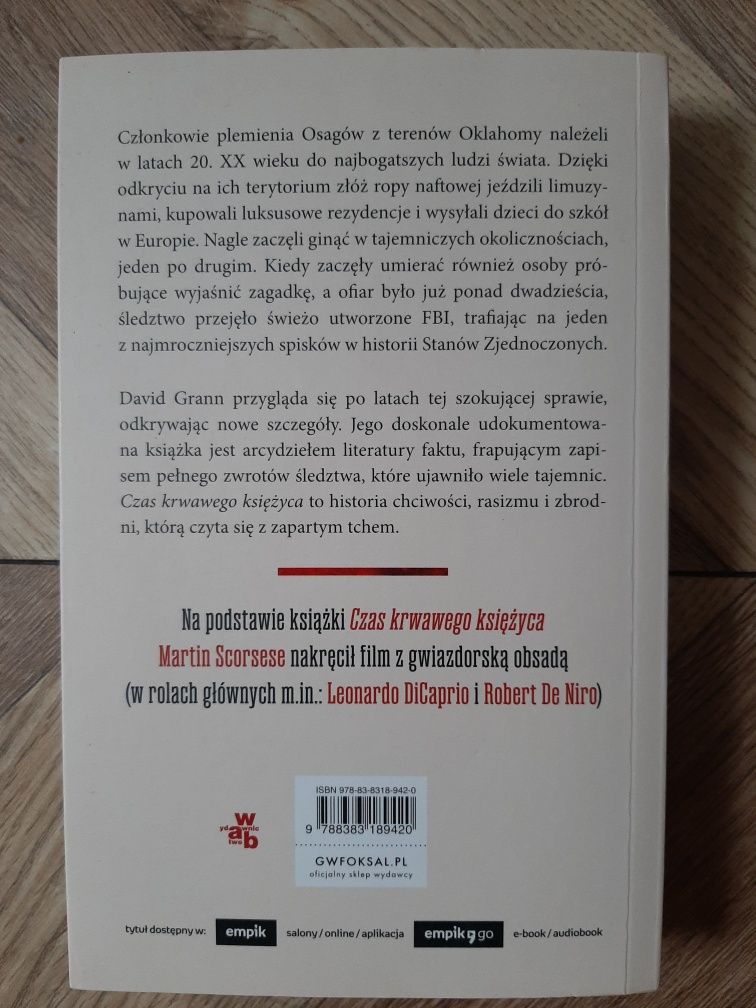 Czas krwawego księżyca David Grann
